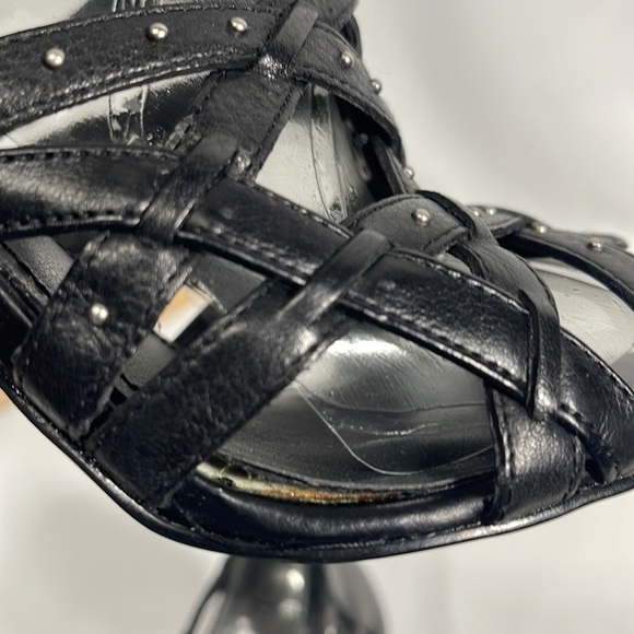 Nine West Leather Gladiator Heels Size 9 - Picture 13 of 13